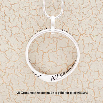 'Grandmother' Silver Plated Message Necklace, 2 of 5