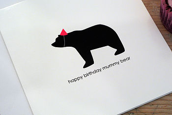 Happy Birthday Mummy Bear Card, 4 of 9
