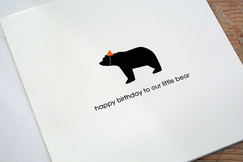Happy Birthday Little Bear Card, 5 of 9