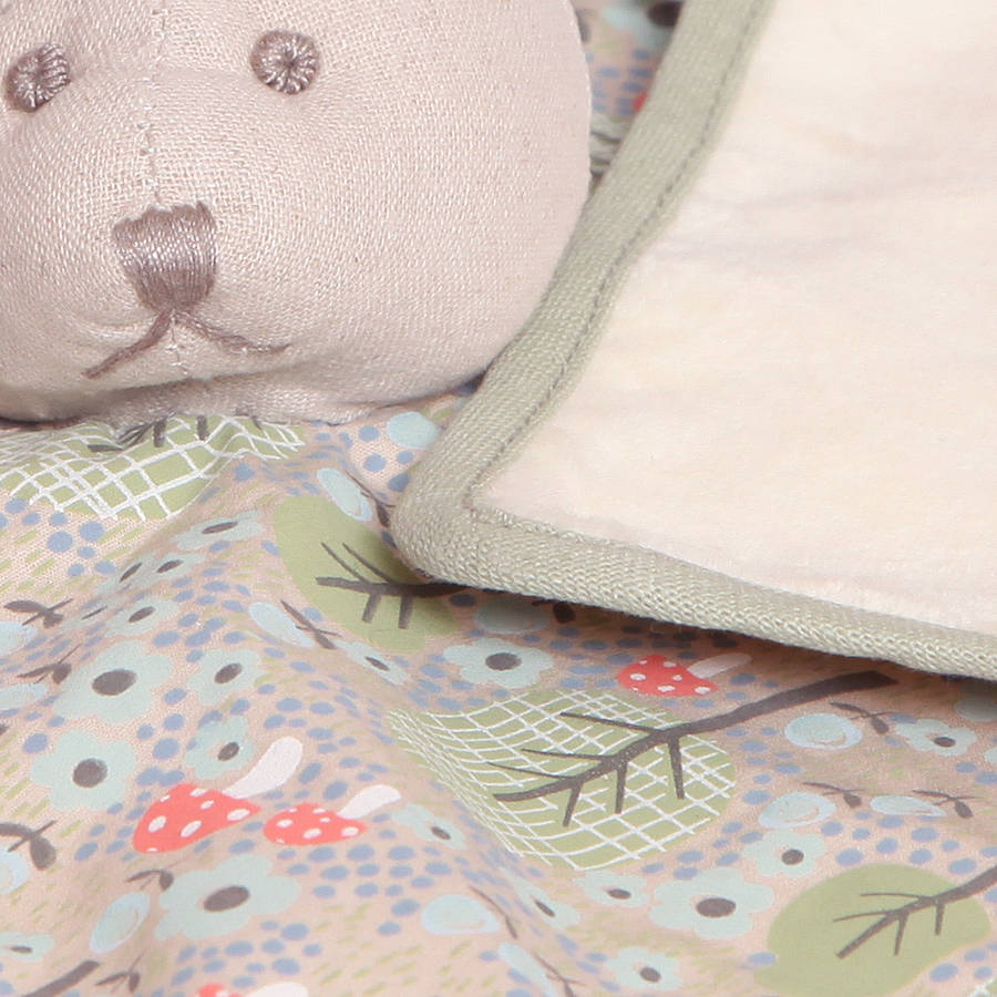 Bunny Rabbit Comforter By red berry apple