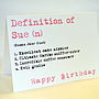 Personalised Definition Birthday Card, thumbnail 9 of 12