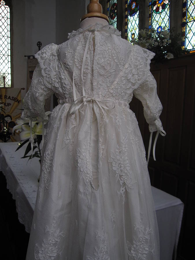 Christening Gown 'Christiana' By Little Doves