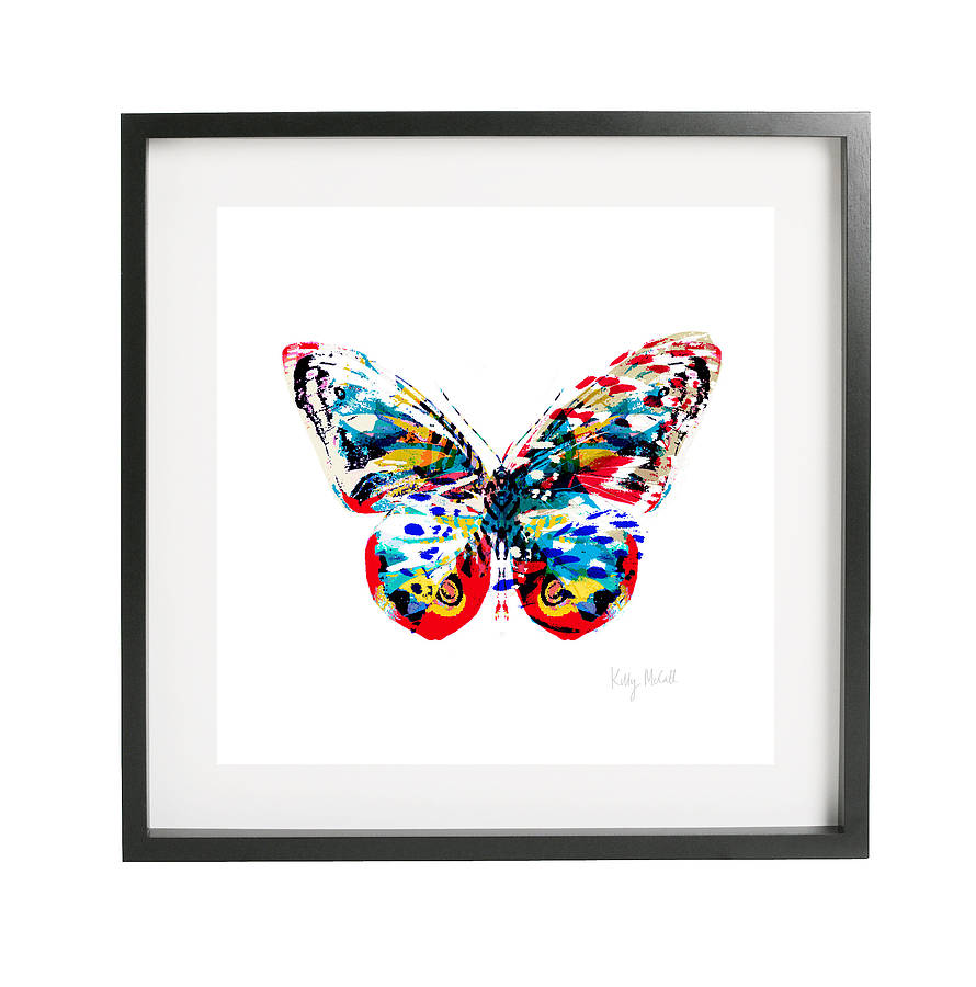 tropical butterfly fine art print by kitty mccall | notonthehighstreet.com