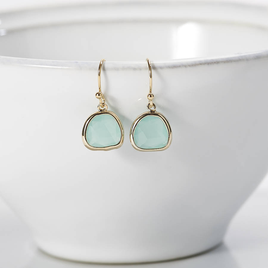 little dew drop earrings by simply suzy q | notonthehighstreet.com