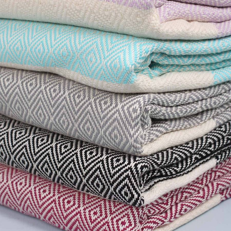 Nordic Handwoven Hammam Towel By Bohemia