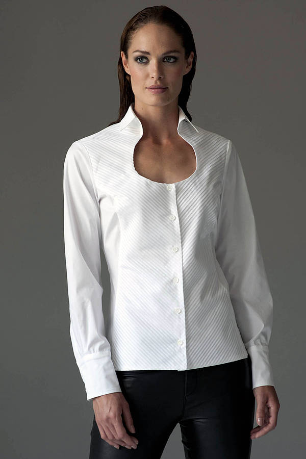 Pia White Shirt By The Shirt Company | notonthehighstreet.com