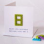 Personalised Building Block Age Birthday Card, thumbnail 1 of 9