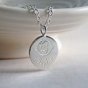 Personalised Silver New Mum Necklace, 4 of 8
