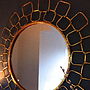 Gold Chain Link Mirror, thumbnail 3 of 7