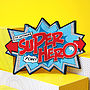 'Super Hero' Comic Cracker Card, thumbnail 1 of 2
