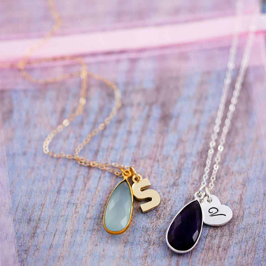 Personalized Gemstone Necklaces