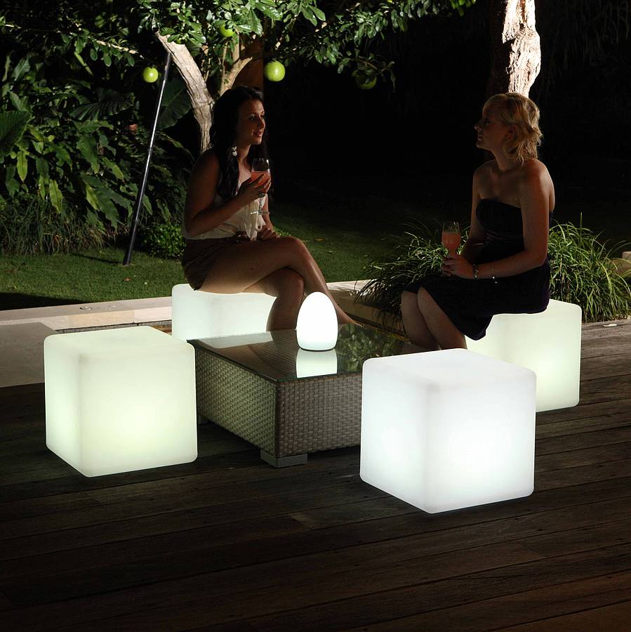 Outdoor Cube Lights Lighting Colour Changing Outdoor Light Cube By Jusi