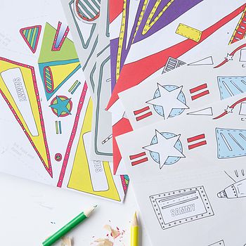 Personalised Paper Planes Kit, 4 of 11
