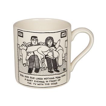 'A Quiet Evening In' Dog Mug, 3 of 5
