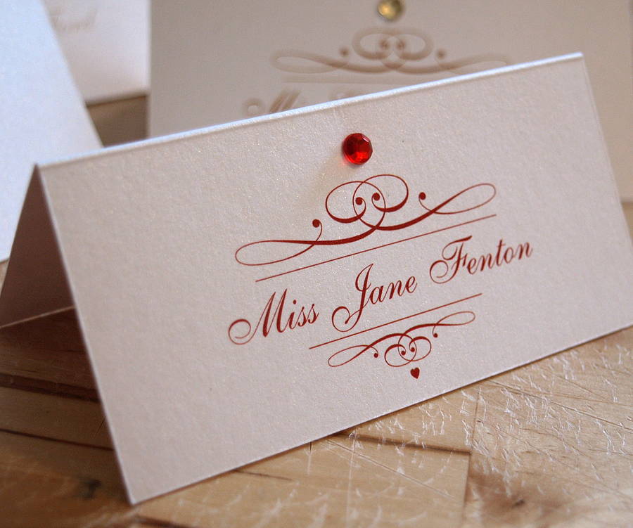 sparkle party name place cards by the wild partridge