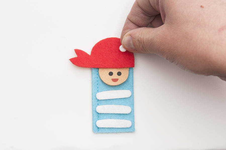 pirate finger puppet kit by make it friday notonthehighstreetcom