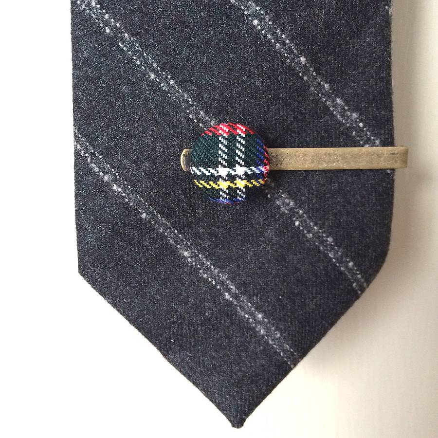 Vintage Woollen Tie Clip By Parkin & Lewis | notonthehighstreet.com