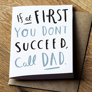 'Call Dad' Card, 2 of 2