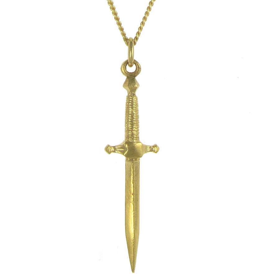 Real dagger necklace Clearance