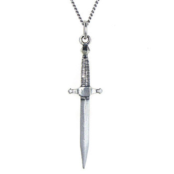 Dagger Necklace By Black Pearl | notonthehighstreet.com