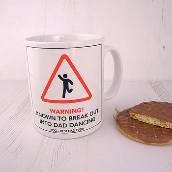 Dancing Dad Personalised Father's Day Mug, 3 of 4