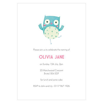 Personalised Naming Day Invitations, 3 of 6