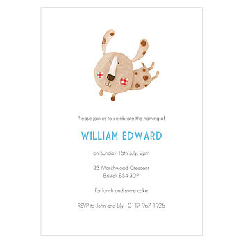 Personalised Naming Day Invitations, 4 of 6