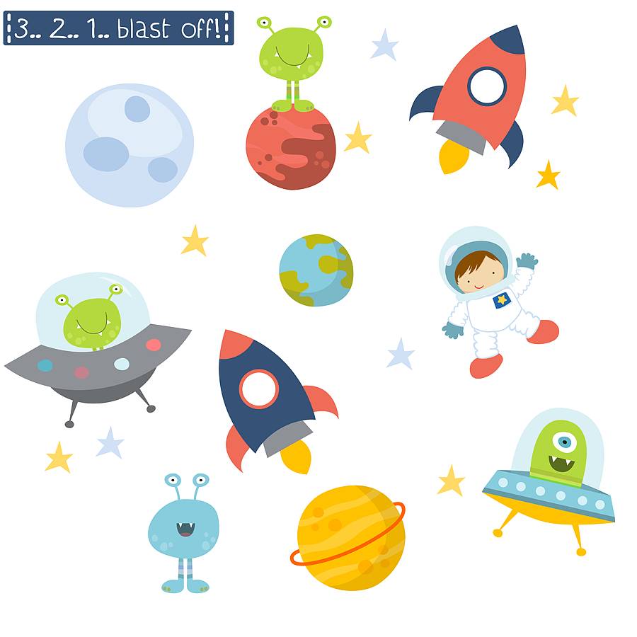 Space Stickers Printable