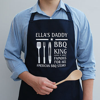 Personalised Barbecue King Apron, 3 of 7