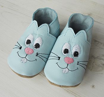 Personalised First Easter Bunny Baby Shoes, 7 of 12
