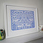 Personalised Christening And New Baby Print, thumbnail 1 of 9