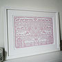 Personalised Christening And New Baby Print, thumbnail 2 of 9