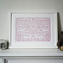 Personalised Christening And New Baby Print, thumbnail 4 of 9