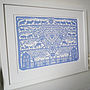 Personalised Christening And New Baby Print, thumbnail 8 of 9