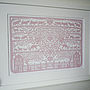 Personalised Christening And New Baby Print, thumbnail 9 of 9