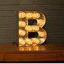 Light Up Marquee Bulb Letters A To Z, thumbnail 3 of 12