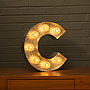Light Up Marquee Bulb Letters A To Z, thumbnail 4 of 12