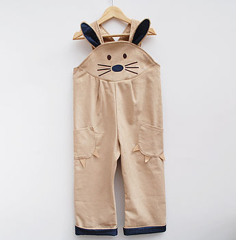 Easter Bunny Rabbit Dungaree Overalls, 5 of 8