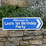 Personalised Party Sign, thumbnail 1 of 12