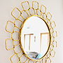 Gold Chain Link Mirror, thumbnail 4 of 7
