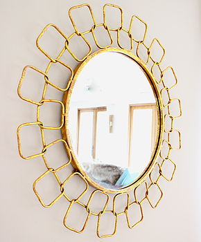 Gold Chain Link Mirror By The Forest & Co | notonthehighstreet.com