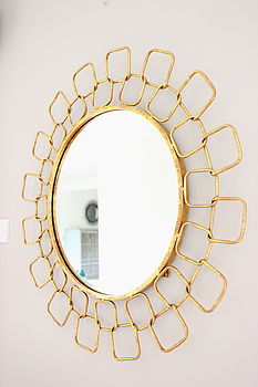 Gold Chain Link Mirror, 2 of 7