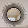 Sunburst Mirror In Aged Metal Or Gold, thumbnail 1 of 5