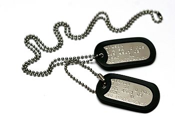 Personalised American Army Dog Tag Necklace, 4 of 5