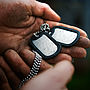 Personalised American Army Dog Tag Necklace, thumbnail 3 of 5
