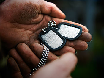 Personalised American Army Dog Tag Necklace, 3 of 5