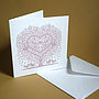 Wedding And Engagement Heart Card, thumbnail 1 of 2