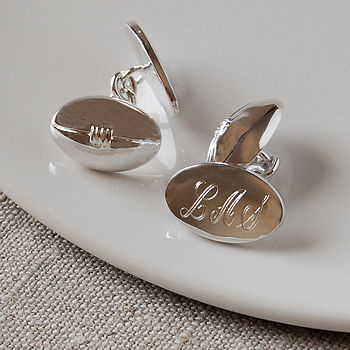 personalised rugby cufflinks