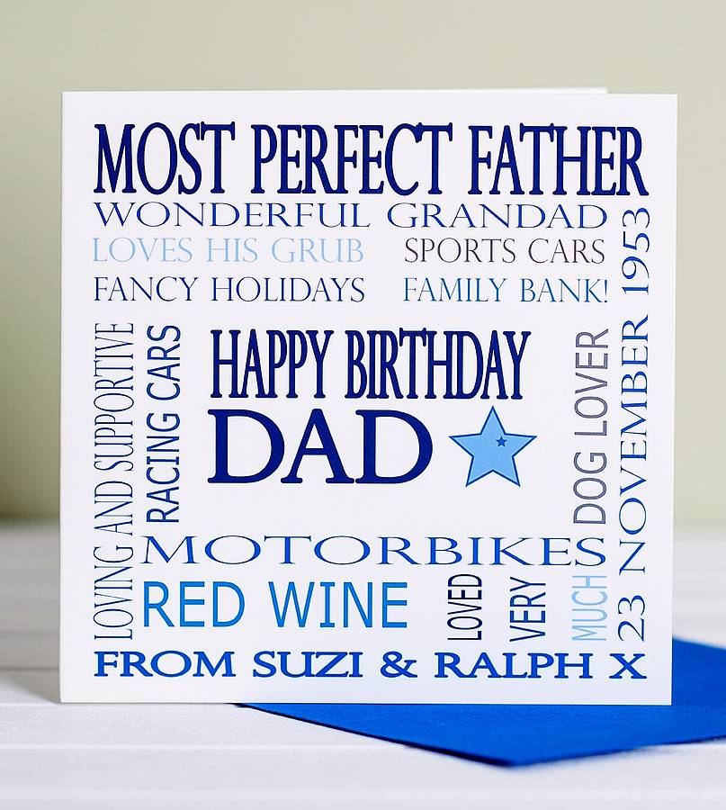 Cards For Dad Birthday