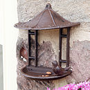 wall mounted bird feeder by dibor notonthehighstreet.com